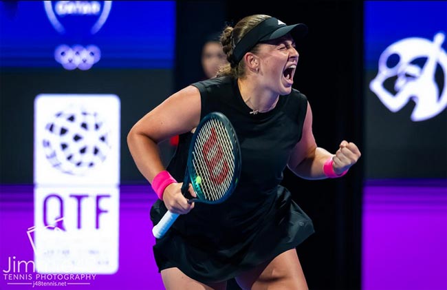 WTA-1000. Доха. Остапенко обіграла чинну чемпіонку Свьонтек і стала першою фіналісткою